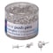 Officemate Push Pins, 1/2in, Clear, PK1200 35711 - alternate 1