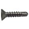 Zoro Select Self-Drilling Screw, #6 x 1 in, Plain 410 Stainless Steel Flat Head Phillips Drive, 100 PK U31880.013.0100 - alternate 1