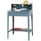 Zoro Select Stationary Shop Desk, 1 Drawer, 34-1/2 in W x 30 in D x 53 in H, Gray 1W907 - alternate 2