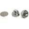 Zoro Select Standard Crown Cap Nut, 3/8"-16, Steel, Nickel Plated, 5/8 in H, 50 PK DNI037P5-050BX - alternate 2