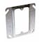 Raco Mud Ring, 1 Gang, Galvanized Zinc, Square Box Type 768 - alternate 1
