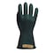 Salisbury Electrical-Insulating Gloves, 500V AC, 750V DC, Rubber, 11" Length, Black, Size 9 1/2 E0011B/9H - alternate 1