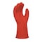 Salisbury Electrical-Insulating Gloves, 1,000V AC, 1,500V DC, Rubber, 11" Length, Red, Size 9 E011R/9 - alternate 1
