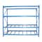 Vestil Starter Gravity Flow Rack, 48 in D, 96 in W, 3 Shelves, Blue FLOW-4-3 - alternate 1