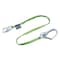 Miller Manyard(TM) HP Shock Absorbing Lanyard, 6 ft. Length, Snap Hook, Steel, 1 Leg(s) 219TWRS-Z7/6FTGN - alternate 1