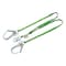 Miller Manyard(TM) HP Shock Absorbing Lanyard, 6 ft. Length, Snap Hook, Steel, 2 Leg(s) 231TWRS-Z7/6FTGN - alternate 1