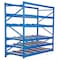Vestil Starter Gravity Flow Rack, 36 in D, 96 in W, 5 Shelves, Blue FLOW-3-5 - alternate 1