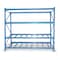 Vestil Starter Gravity Flow Rack, 48 in D, 96 in W, 5 Shelves, Blue FLOW-4-5 - alternate 2