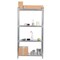 Vestil Metal Shelving Unit, 18"D x 36"W x 74"H, 4 Shelves, Stainless Steel SSS-1836 - alternate 4