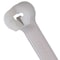 Ty-Rap Cable Tie, 13-1/2 in L, 4 in Max Bundle Dia., Natural, Nylon 6/6, 120 lb Strength, 500 PK TY27M - alternate 1