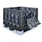 Buckhorn Collapsible Bulk Container 28.3 cu ft Volume Cap., 47 5/8 in L, 44 5/8 in W, 34 in H, Plastic BH4845342010000 - alternate 1