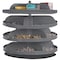 Durham Mfg Flat-Bottom Revolving Open Bin Storage Unit, 17 in Dia x 17.375 in H, 16 Compartments, Gray, Steel 1104-95 - alternate 1