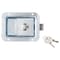 Zoro Select Paddle Latch, Keyed, Zinc Plated 1XPB7 - alternate 1