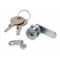 Zoro Select Pin Tumbler Keyed Cam Lock, Chrome, 19/64 in For Door Thickness, 2 Number of Keys, Alike Key Type 1XRY4 - alternate 1