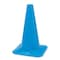 Zoro Select Traffic Cone, Polyethylene, Non-Reflective, 18 in Height, 1.5 lb, Blue 1YBW4 - alternate 5