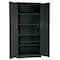 Hallowell Shelving Storage Cabinet, 78 in H, 60 in W, 24 in D, Swing, Padlock Hasp, Dark Gray, 4 Shelves HW6SC0478-4CL - alternate 1