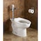 American Standard Toilet Bowl, 1.1 to 1.6 gpf, Flushometer, Floor Mount, Elongated, White 3451001.020 - alternate 6