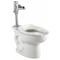 American Standard Toilet Bowl, 1.1 to 1.6 gpf, Flushometer, Floor Mount, Elongated, White 3451001.020 - alternate 4