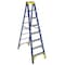 Werner 8 ft Fiberglass Stepladder, 375 lb Capacity OBCN08 - alternate 1