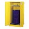 Justrite Hazardous Material Storage Cabinet, 55 gal, 1 Shelves, Steel, 34 in W x 65 in H x 34 in D, Yellow 896260 - alternate 1