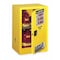 Justrite Hazardous Material Storage Cabinet, 12 gal, 1 Shelves, Steel, 23 1/4 in W x 35 in H x 18 in D 891200 - alternate 1