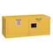 Justrite Hazardous Material Storage Cabinet, 12 gal, 0 Shelves, Steel, 43 in W x 18 in H x 18 in D, Yellow 891300 - alternate 2