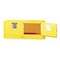 Justrite Hazardous Material Storage Cabinet, 12 gal, 0 Shelves, Steel, 43 in W x 18 in H x 18 in D, Yellow 891300 - alternate 1