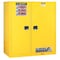 Justrite Hazardous Material Storage Cabinet, 115 gal, 3 Shelves, Steel, 59 in W x 65 in H x 34 in D, Yellow 899270 - alternate 4