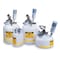 Justrite HPLC Waste Can, Polyethylene/ Stainless Steel Disconnects, 5 gal, 3/8 in Tubing, White, for Solvents TF12755 - alternate 3