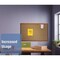 Quartet Cork Bulletin Board 48"H x 72"W B247LC - alternate 10
