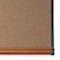 Quartet Cork Bulletin Board 48"H x 72"W B247LC - alternate 1