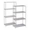 Zoro Select Wire Shelving Unit, 24"D x 48"W x 63"H, 4 Shelves, Chrome 1PGF5 - alternate 2