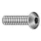 Zoro Select M6-1.00 Socket Head Cap Screw, Button, Black Oxide Steel, 18 mm Length, 50 PK BHS7006018-050P1 - alternate 1