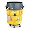 Rubbermaid Commercial BRUTE Caddy Bag, Yellow, vinyl FG264200YEL - alternate 6
