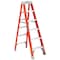 Louisville 6 ft Fiberglass Stepladder, 300 lb Capacity FS1506 - alternate 1