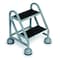 Cotterman 22 in H Steel Rolling Step, 2 Steps, 450 lb Load Capacity ST-200 A2 C1 P5 - alternate 1