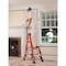 Louisville 4 ft Fiberglass Stepladder, 375 lb Capacity FS1404HD - alternate 6