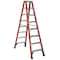 Louisville 8 ft Fiberglass Twin Stepladder, 375 lb Capacity FM1408HD - alternate 1