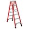 Louisville 6 ft Fiberglass Twin Stepladder, 375 lb Capacity FM1406HD - alternate 1