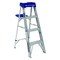 Louisville 4 ft Aluminum Stepladder, 250 lb Capacity AS2104 - alternate 1