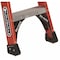Louisville 8 ft Fiberglass Twin Stepladder, 375 lb Capacity FM1408HD - alternate 6