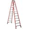 Louisville 12 ft Fiberglass Twin Stepladder, 375 lb Capacity FM1412HD - alternate 1
