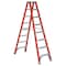 Louisville 8 ft Fiberglass Twin Stepladder, 300 lb Capacity FM1508 - alternate 1
