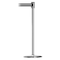 Tensabarrier Barrier Post with Belt, Chrome, 7 1/2 ft Length, 38 in Post Height, No Legend 890U-1P-1P-1P-STD-NO-S3X-C - alternate 1