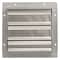 Dayton 12 in 15"H-W 5.75"L Alu Wall Backdraft Dampr, 12-1/2 in x 12-1/2 in, Aluminum 1C742 - alternate 1