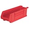 Akro-Mils Storage Bin, Plastic, Red, 7 in H, 8 1/4 in W, 23 7/8 in L 30284RED - alternate 1