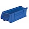 Akro-Mils Storage Bin, Plastic, Blue, 7 in H, 8 1/4 in W, 23 7/8 in L 30284BLUE - alternate 4