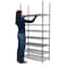 Akro-Mils Steel Bin Shelving, 18 in D x 74 in H x 48 in W, 7 Shelves, Yellow AWS184830281Y - alternate 2