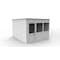 Porta-King 4-Wall Modular In-Plant Office, 8 ft H, 12 ft W, 12 ft D, White VK1DW-WCM 12'x12' 4-Wall - alternate 2
