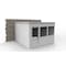 Porta-King 3-Wall Modular In-Plant Office, 8 ft H, 12 ft W, 12 ft D, White VK1DW-WCM 12'x12' 3-Wall - alternate 2